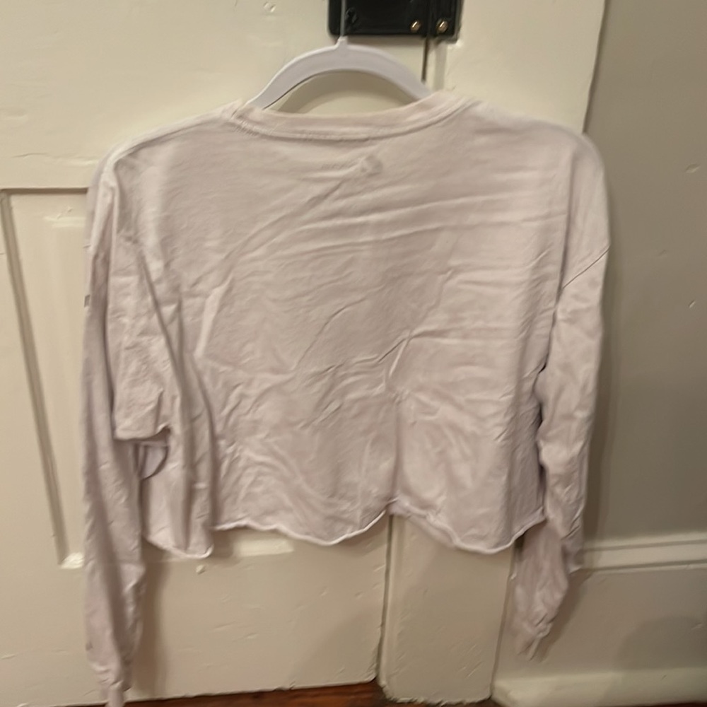 Pepsi cropped long sleeve with checkered sleeve design - Picture 3 of 3